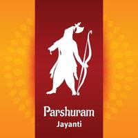 parshuram Jayanti senhor parasurama indiano hindu festival celebração vetor ilustrações