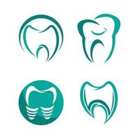 ilustração em vetor modelo logotipo dental