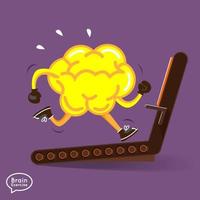 ilustrações de brains fitness vetor