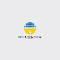 solar painel elétrico energia companhia logotipo vetor