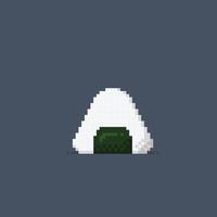 onigiri dentro pixel arte estilo vetor