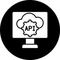 api vetor ícone estilo