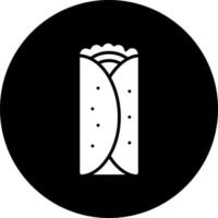 burrito vetor ícone estilo