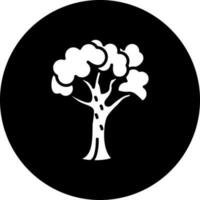 decíduo árvore vetor ícone estilo