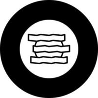 bacon vetor ícone estilo