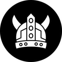 viking capacete vetor ícone estilo