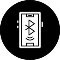 Bluetooth conectar vetor ícone estilo