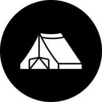 luxo acampamento vetor ícone estilo