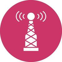 vetor Projeto rádio antena ícone estilo
