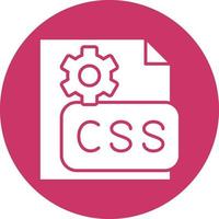 vetor Projeto css código ícone estilo