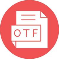 vetor Projeto otf ícone estilo