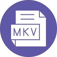 vetor Projeto mkv ícone estilo