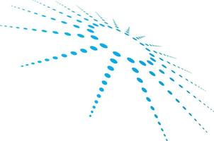abstrato vetor forma criada com pontos dentro azul cor. perfeito para logótipo Projeto ou abstrato fundo desenhos
