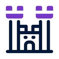 castelo ícone para seu local na rede Internet, móvel, apresentação, e logotipo Projeto. vetor