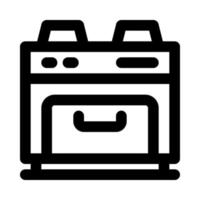 ícone de fogão para seu site, celular, apresentação e design de logotipo. vetor