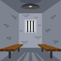 vetor imagem do prisão célula interior