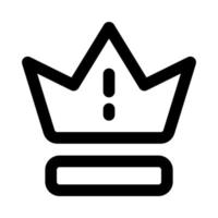 ícone de coroa para seu site, celular, apresentação e design de logotipo. vetor