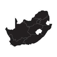 sul África mapa ícone vetor