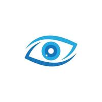 design de logotipo de vetor de cuidados com os olhos, modelo de ícone