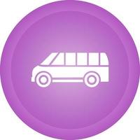 ícone de vetor de ônibus de entrega