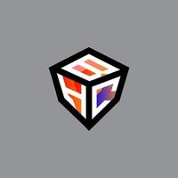 design criativo do logotipo da letra bhc com gráfico vetorial, logotipo simples e moderno da bhc. vetor