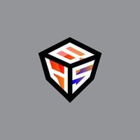 design criativo do logotipo da letra bhs com gráfico vetorial, logotipo simples e moderno do bhs. vetor