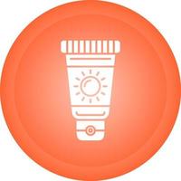 ícone de vetor de protetor solar
