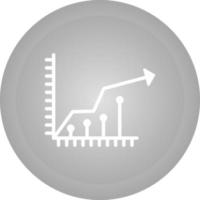 ícone de vetor de crescimento do mercado