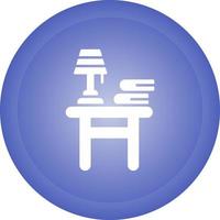 ícone de vetor de mesa de cabeceira