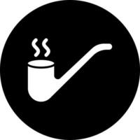 fumar tubo vetor ícone estilo