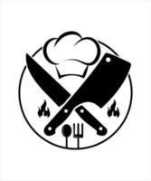 chefe de cozinha logotipo vetor camiseta Projeto