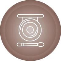 ícone de vetor de gongo