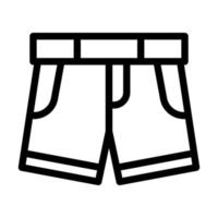 design de ícone de shorts vetor