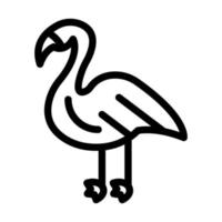 flamingo ícone Projeto vetor