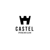 vetor castelo logotipo Projeto conceito ilustração idéia
