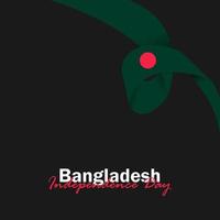 celebração do dia da independência de Bangladesh em 26 de março. ilustração vetorial vetor