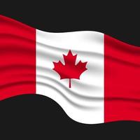 feliz dia do Canadá, dia da independência do Canadá. ilustração vetorial vetor