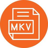 mkv vetor ícone Projeto