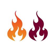 design de ilustração vetorial de logotipo de fogo