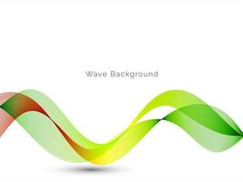 projeto decorativo padrão de onda colorida elegante fundo fluido vetor