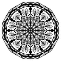 mandala círculo padronizar vintage decorativo padronizar indiano pele pintura tatuagem oriental arte vetor