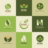 produto natural orgânico e fresco vetor
