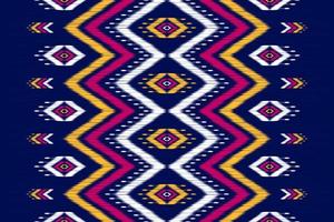 tapete étnico tribal arte padrão. padrão sem emenda de ikat étnico. estilo americano, mexicano. vetor