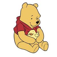 ursinho Pooh vetor