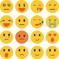 conjunto de emoji vetor