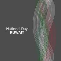 celebração do dia nacional de Kuwait vetor