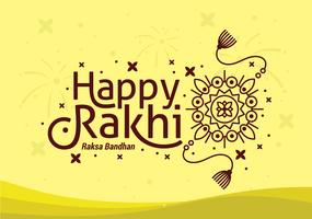 Rakhi feliz vetor