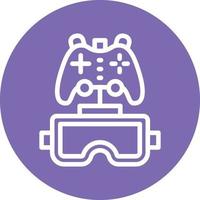 vr jogos vetor ícone Projeto