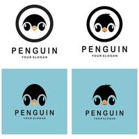 simples pinguim logotipo Projeto modelo ilustração. vetor