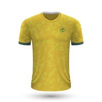 realista futebol camisa do Austrália vetor